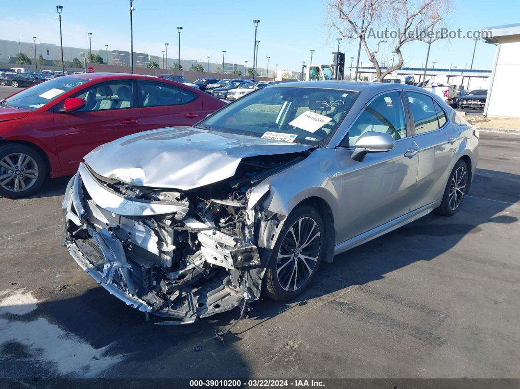 2019 Toyota Camry Hybrid Se Серебряный vin: 4T1B21HK1KU515515