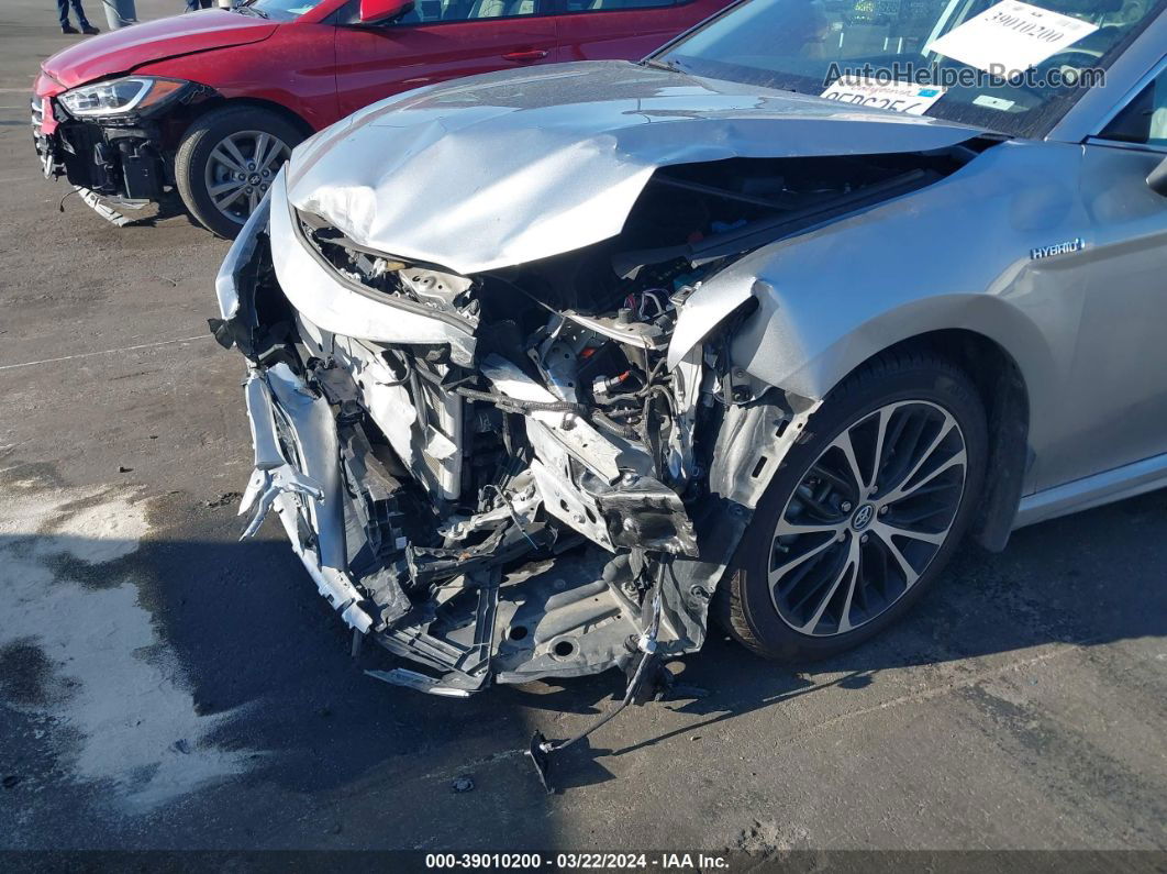 2019 Toyota Camry Hybrid Se Серебряный vin: 4T1B21HK1KU515515