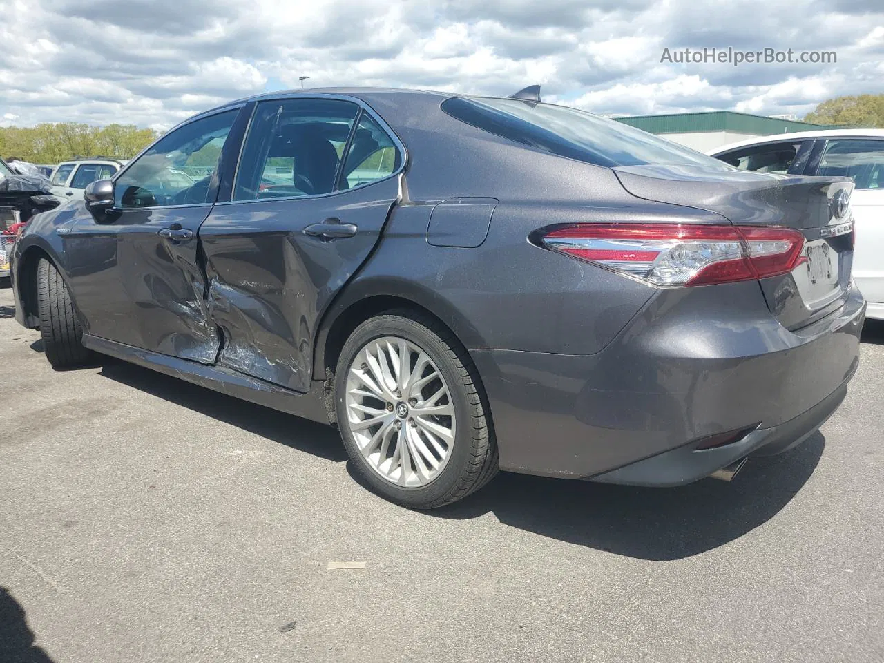 2019 Toyota Camry Hybrid Gray vin: 4T1B21HK2KU517399