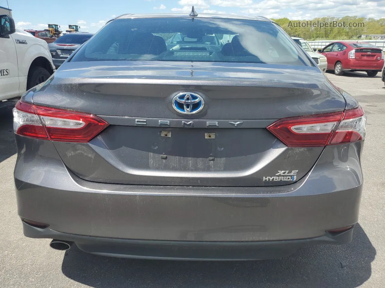 2019 Toyota Camry Hybrid Gray vin: 4T1B21HK2KU517399