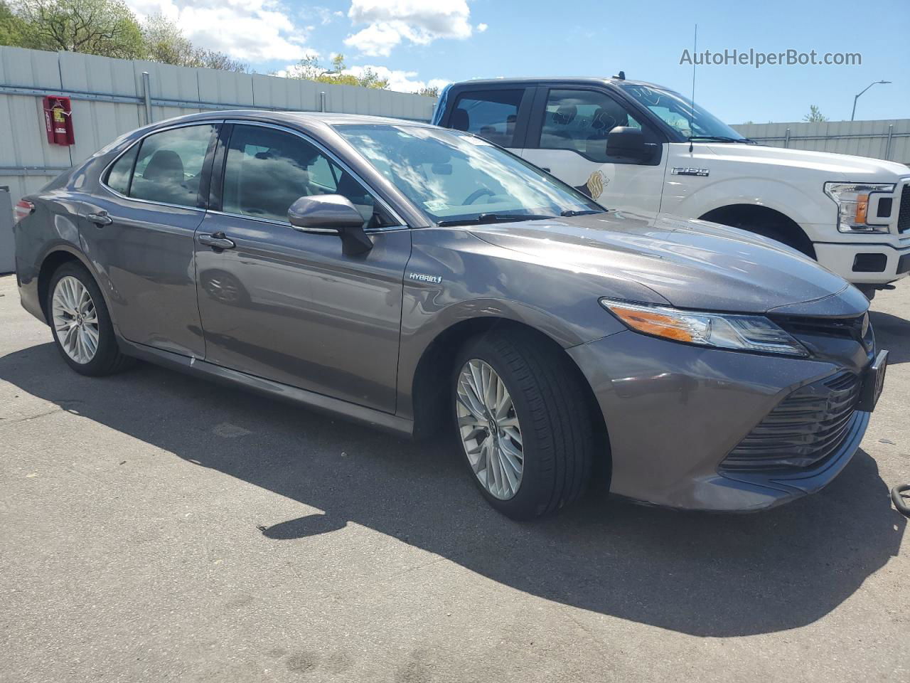 2019 Toyota Camry Hybrid Gray vin: 4T1B21HK2KU517399