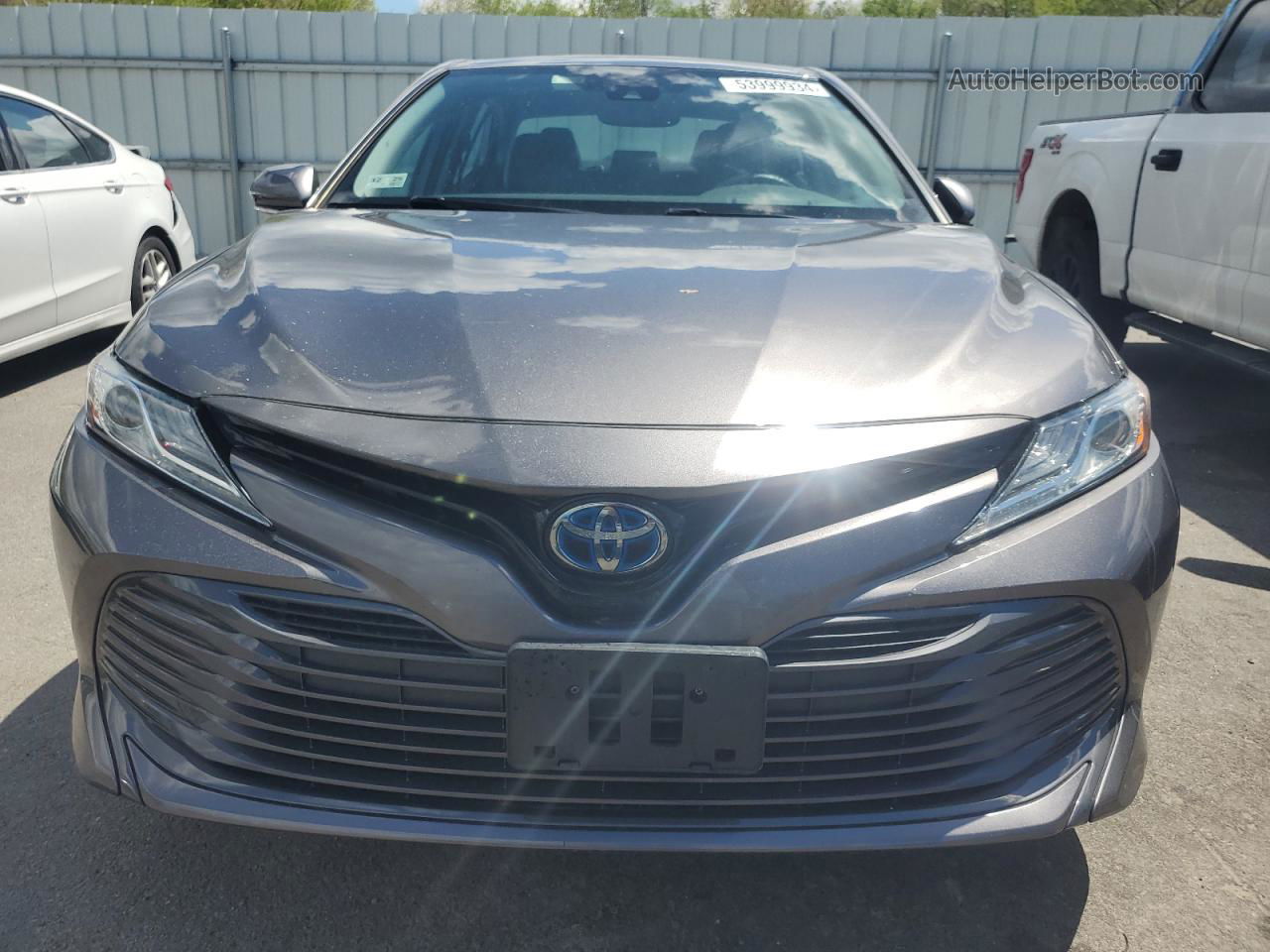 2019 Toyota Camry Hybrid Gray vin: 4T1B21HK2KU517399