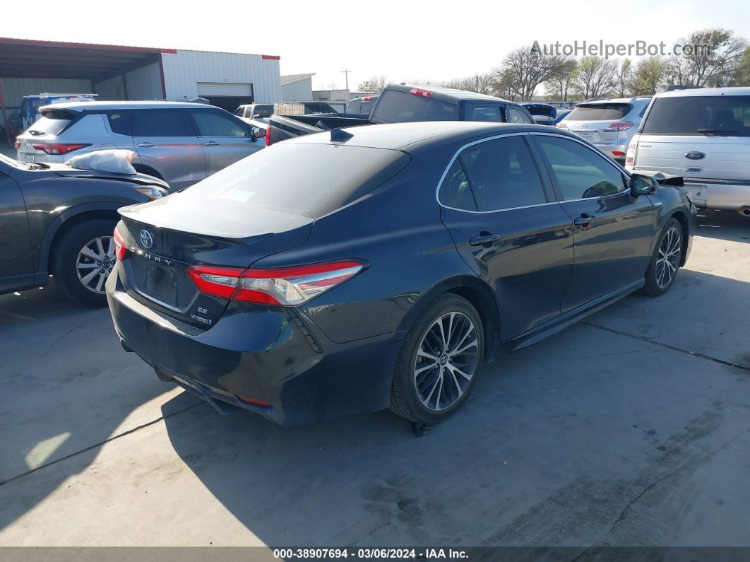 2019 Toyota Camry Hybrid Se Синий vin: 4T1B21HK4KU514326