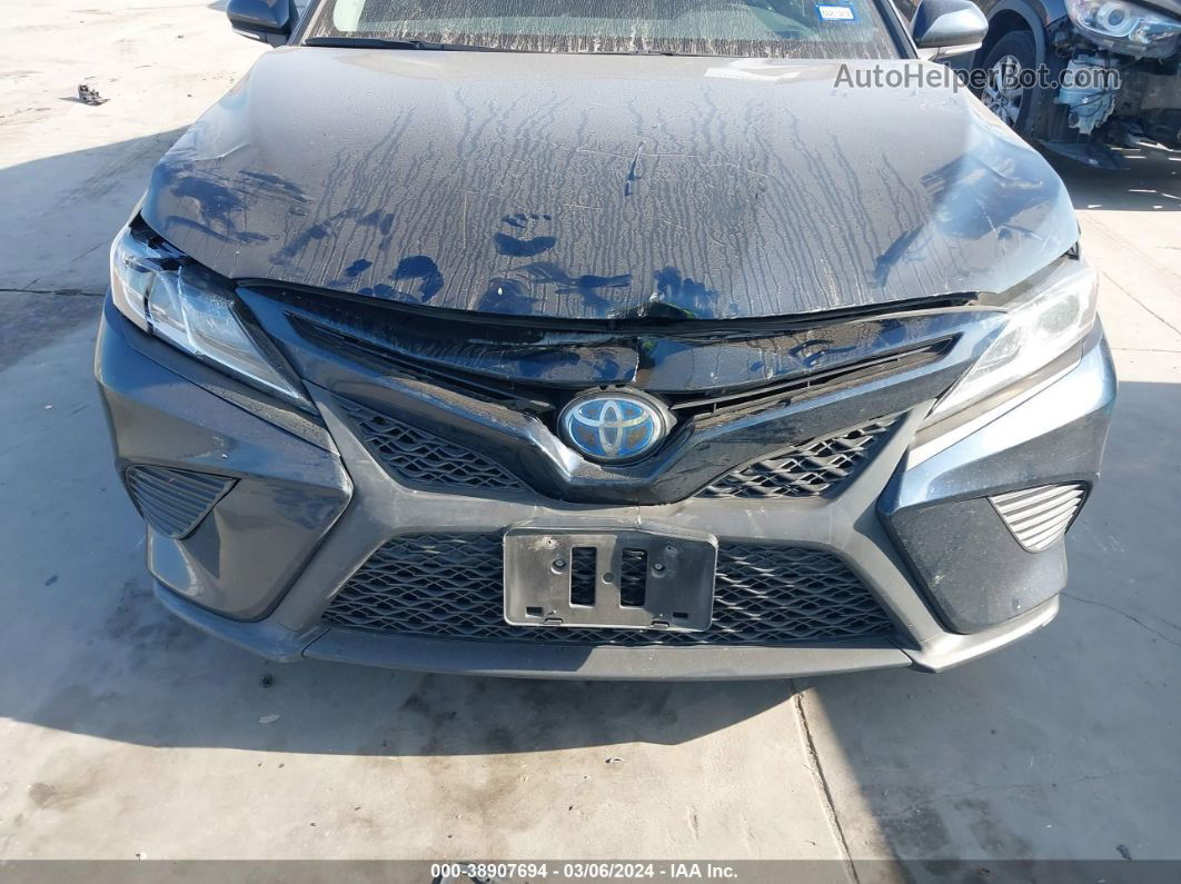 2019 Toyota Camry Hybrid Se Синий vin: 4T1B21HK4KU514326