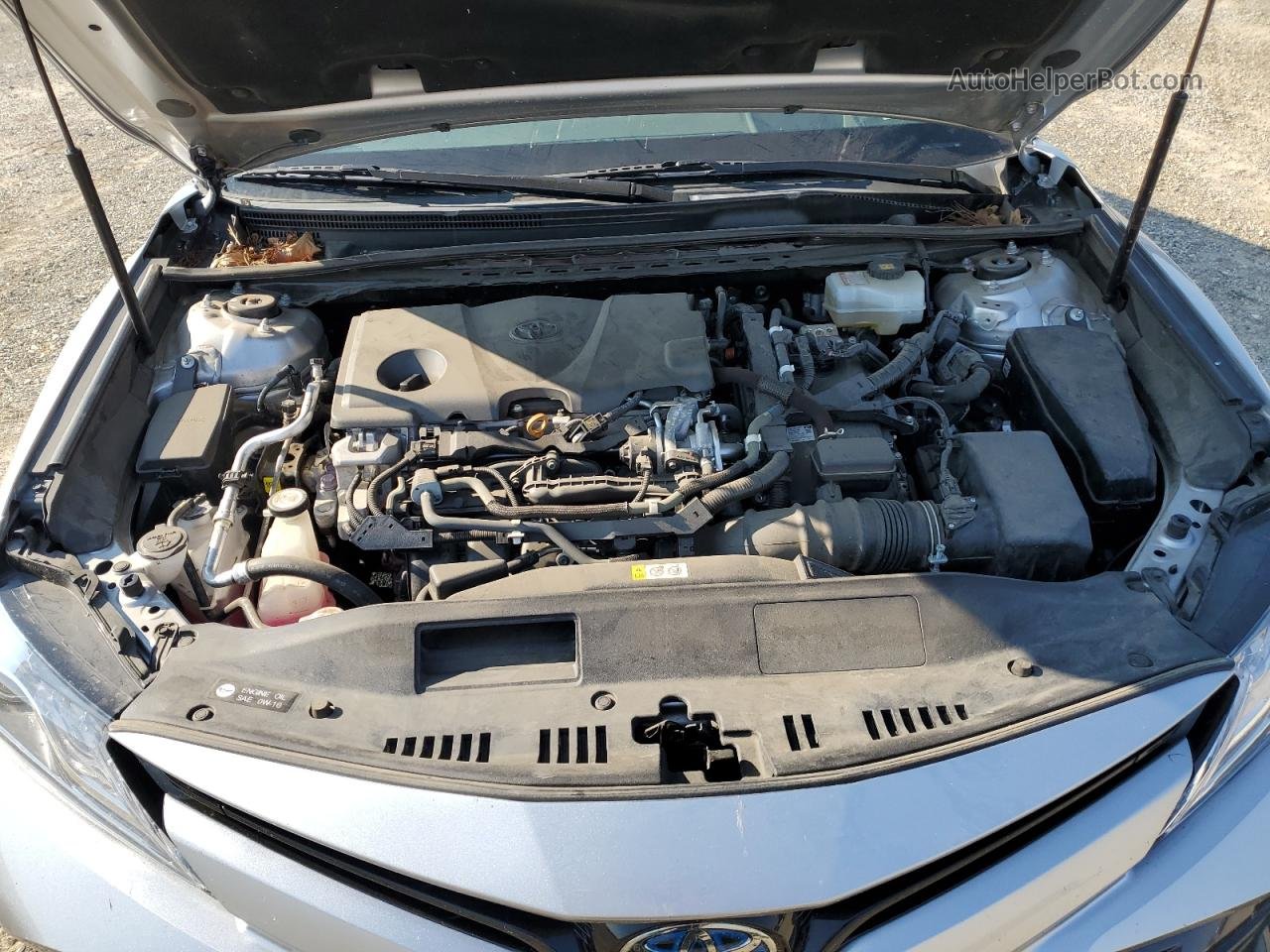 2019 Toyota Camry Hybrid Серебряный vin: 4T1B21HK4KU516531