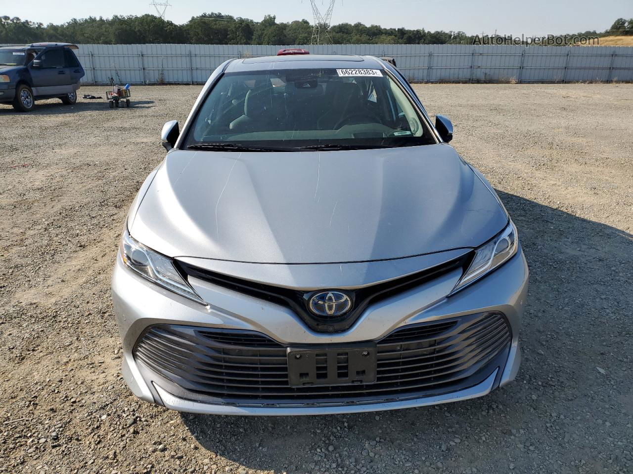 2019 Toyota Camry Hybrid Silver vin: 4T1B21HK4KU516531