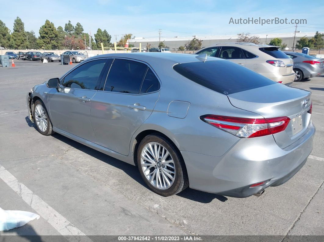 2019 Toyota Camry Hybrid Xle Silver vin: 4T1B21HK4KU518117