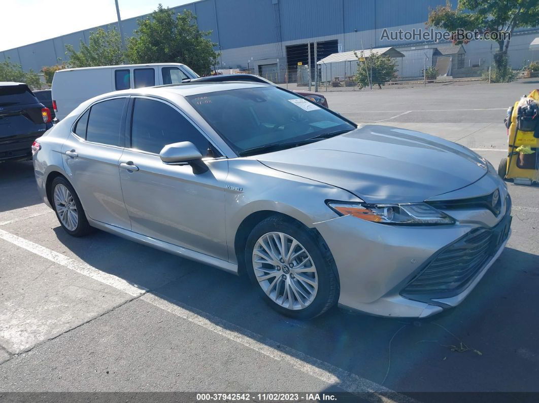 2019 Toyota Camry Hybrid Xle Silver vin: 4T1B21HK4KU518117