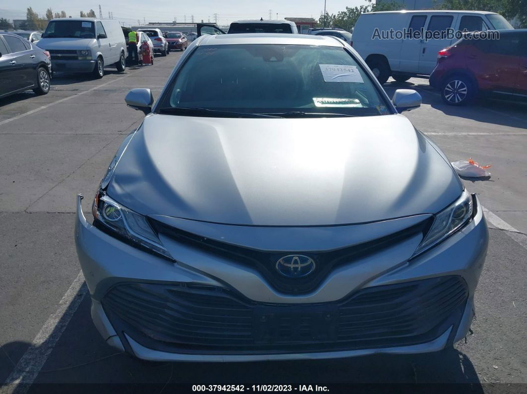 2019 Toyota Camry Hybrid Xle Silver vin: 4T1B21HK4KU518117