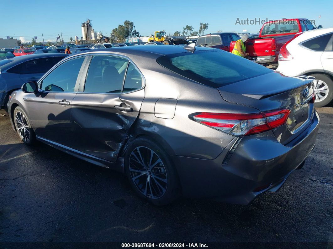 2019 Toyota Camry Hybrid Se Серый vin: 4T1B21HK5KU514027