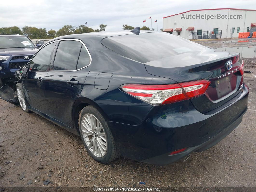 2019 Toyota Camry Hybrid Xle Dark Blue vin: 4T1B21HK6KU013681