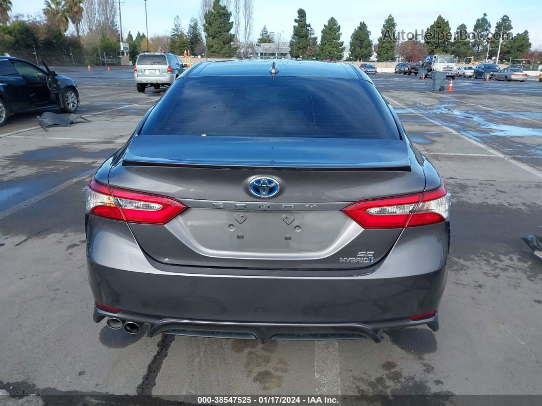 2019 Toyota Camry Hybrid Se Черный vin: 4T1B21HK6KU513484