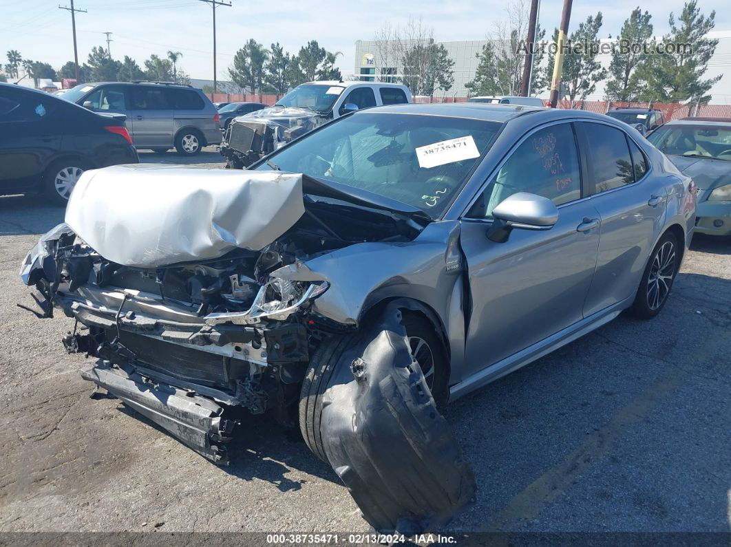 2019 Toyota Camry Hybrid Se Silver vin: 4T1B21HK6KU515204