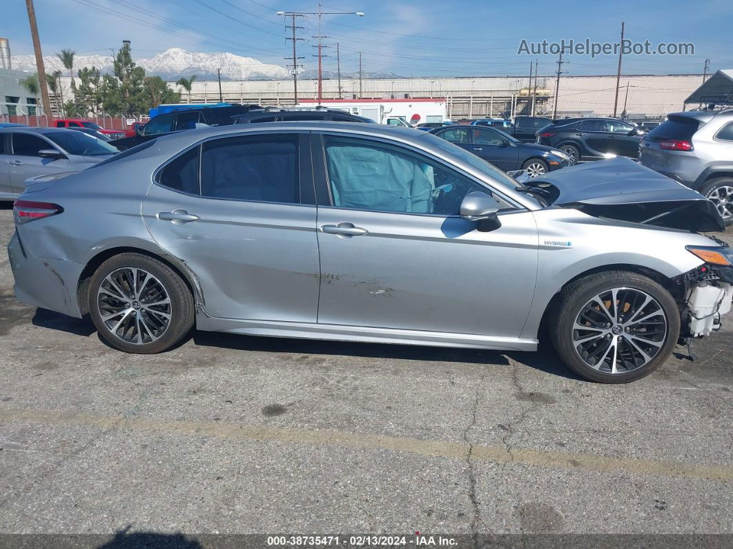 2019 Toyota Camry Hybrid Se Silver vin: 4T1B21HK6KU515204