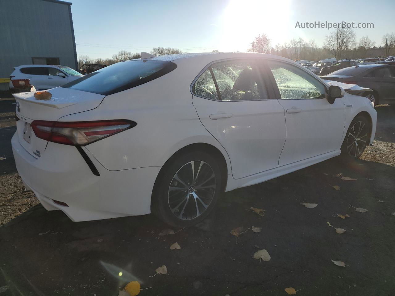 2019 Toyota Camry Hybrid White vin: 4T1B21HK7KU511078