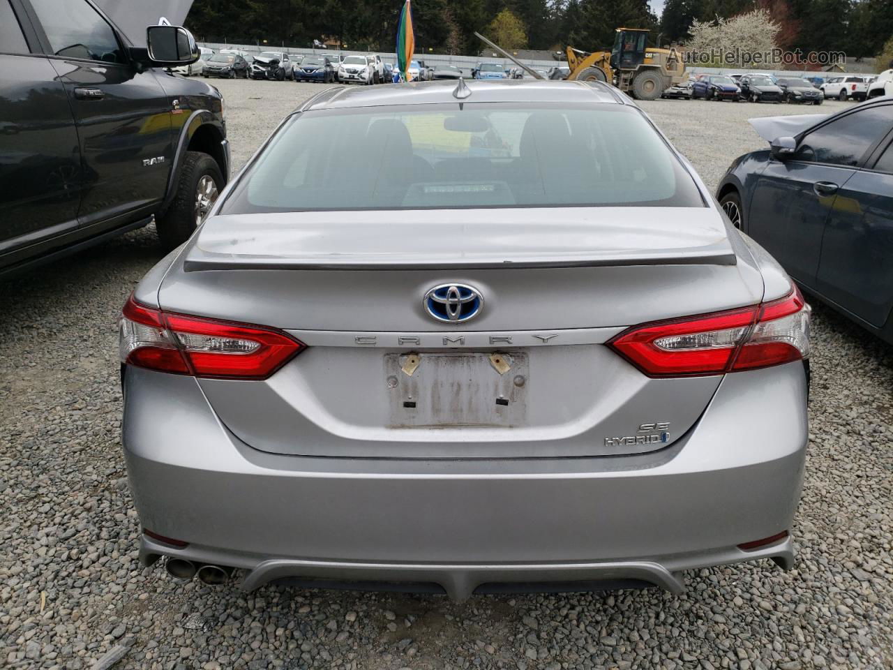 2019 Toyota Camry Hybrid Silver vin: 4T1B21HK7KU511789