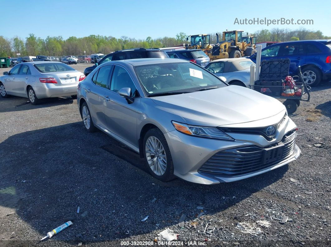 2019 Toyota Camry Hybrid Xle Silver vin: 4T1B21HK7KU512862