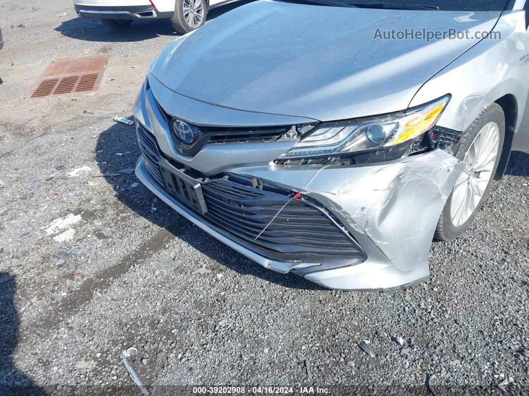 2019 Toyota Camry Hybrid Xle Silver vin: 4T1B21HK7KU512862