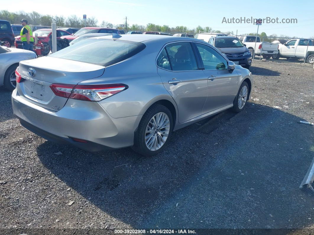 2019 Toyota Camry Hybrid Xle Silver vin: 4T1B21HK7KU512862