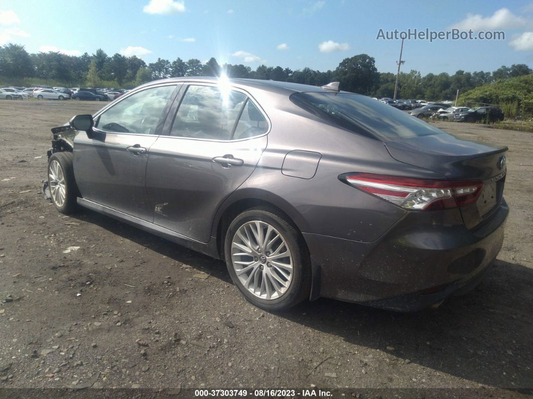 2019 Toyota Camry Hybrid Xle Серый vin: 4T1B21HK7KU514028