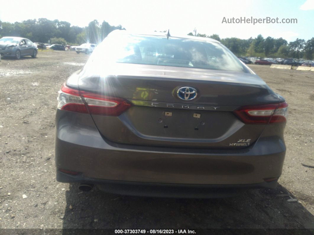 2019 Toyota Camry Hybrid Xle Серый vin: 4T1B21HK7KU514028