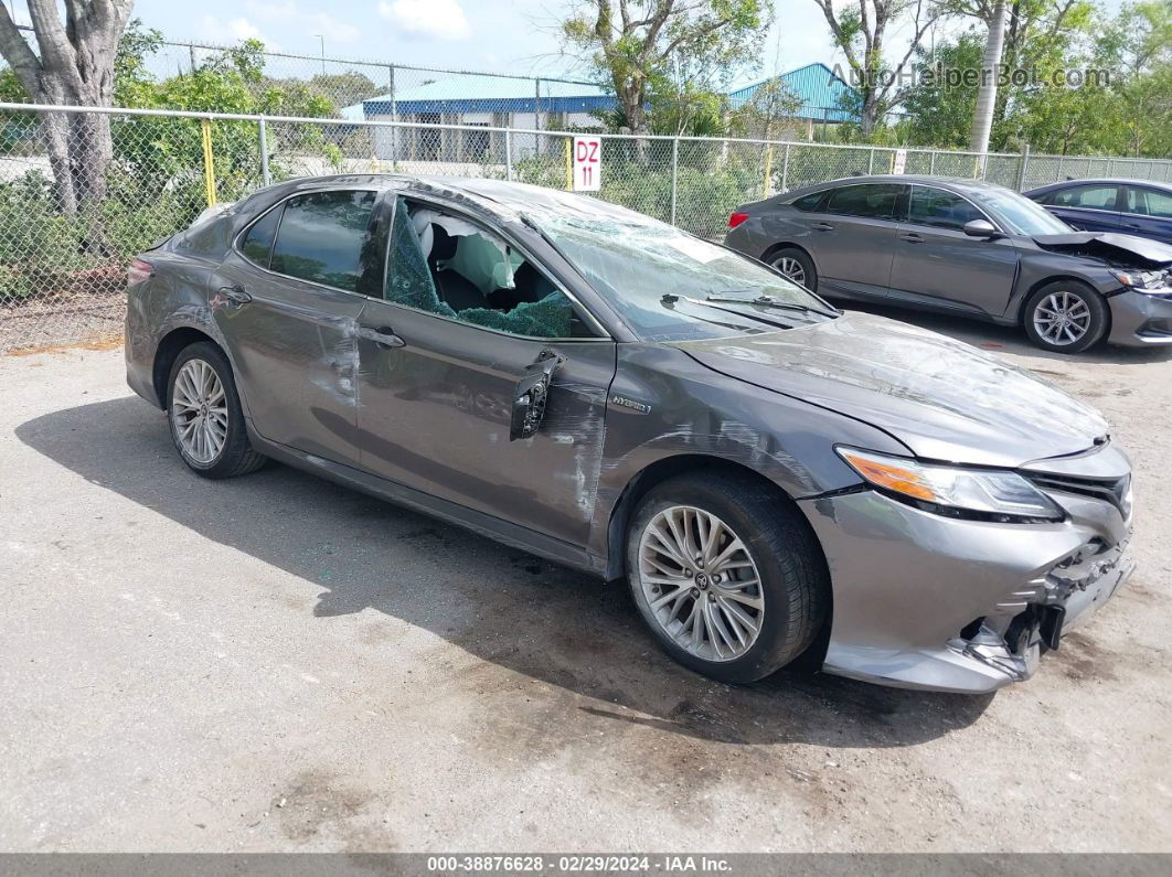 2019 Toyota Camry Hybrid Xle Silver vin: 4T1B21HK7KU515051