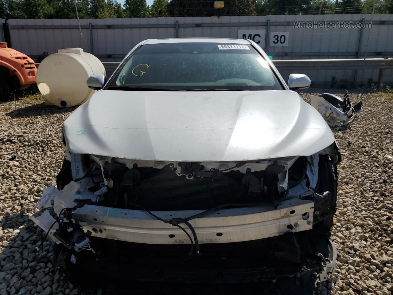 2019 Toyota Camry Hybrid White vin: 4T1B21HK7KU517379