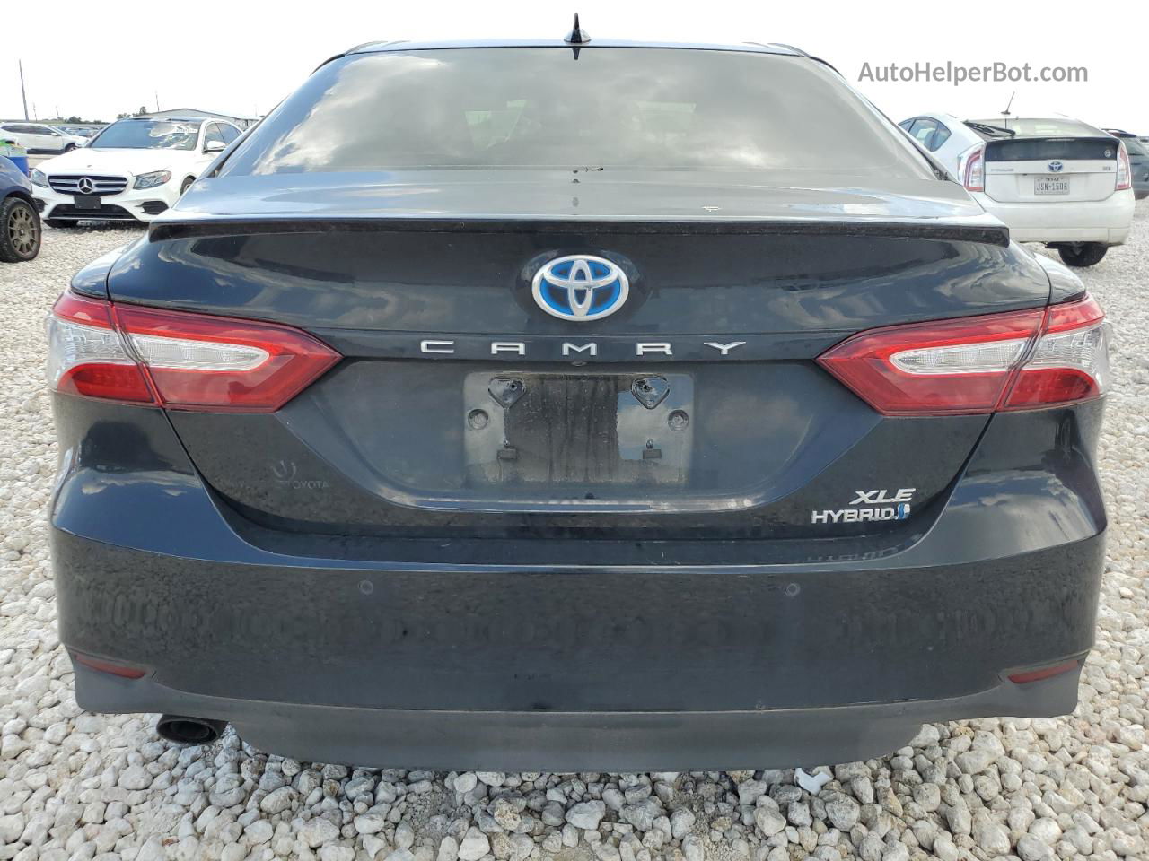 2019 Toyota Camry Hybrid Black vin: 4T1B21HK7KU519374