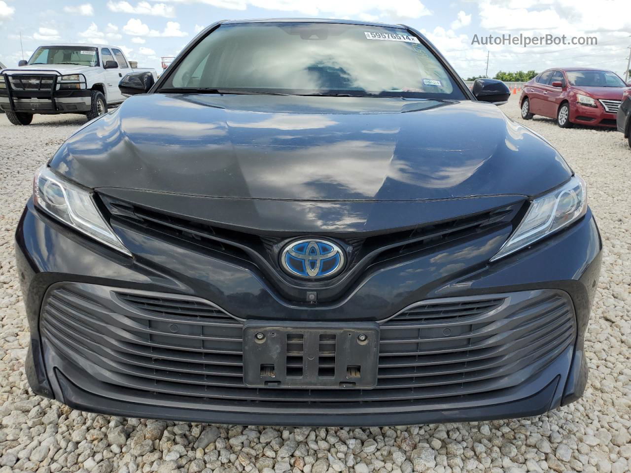 2019 Toyota Camry Hybrid Черный vin: 4T1B21HK7KU519374