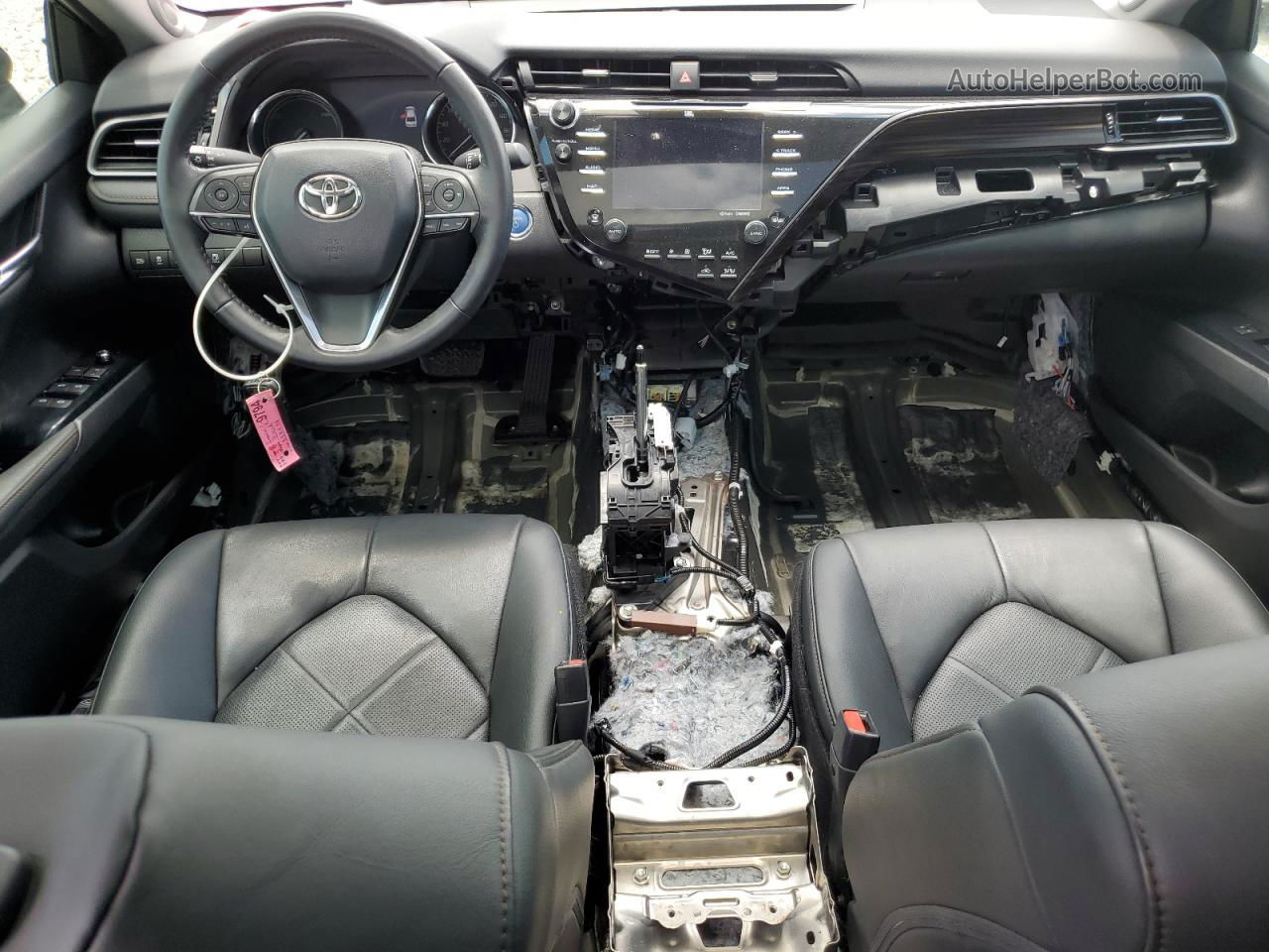 2019 Toyota Camry Hybrid Черный vin: 4T1B21HK7KU519374