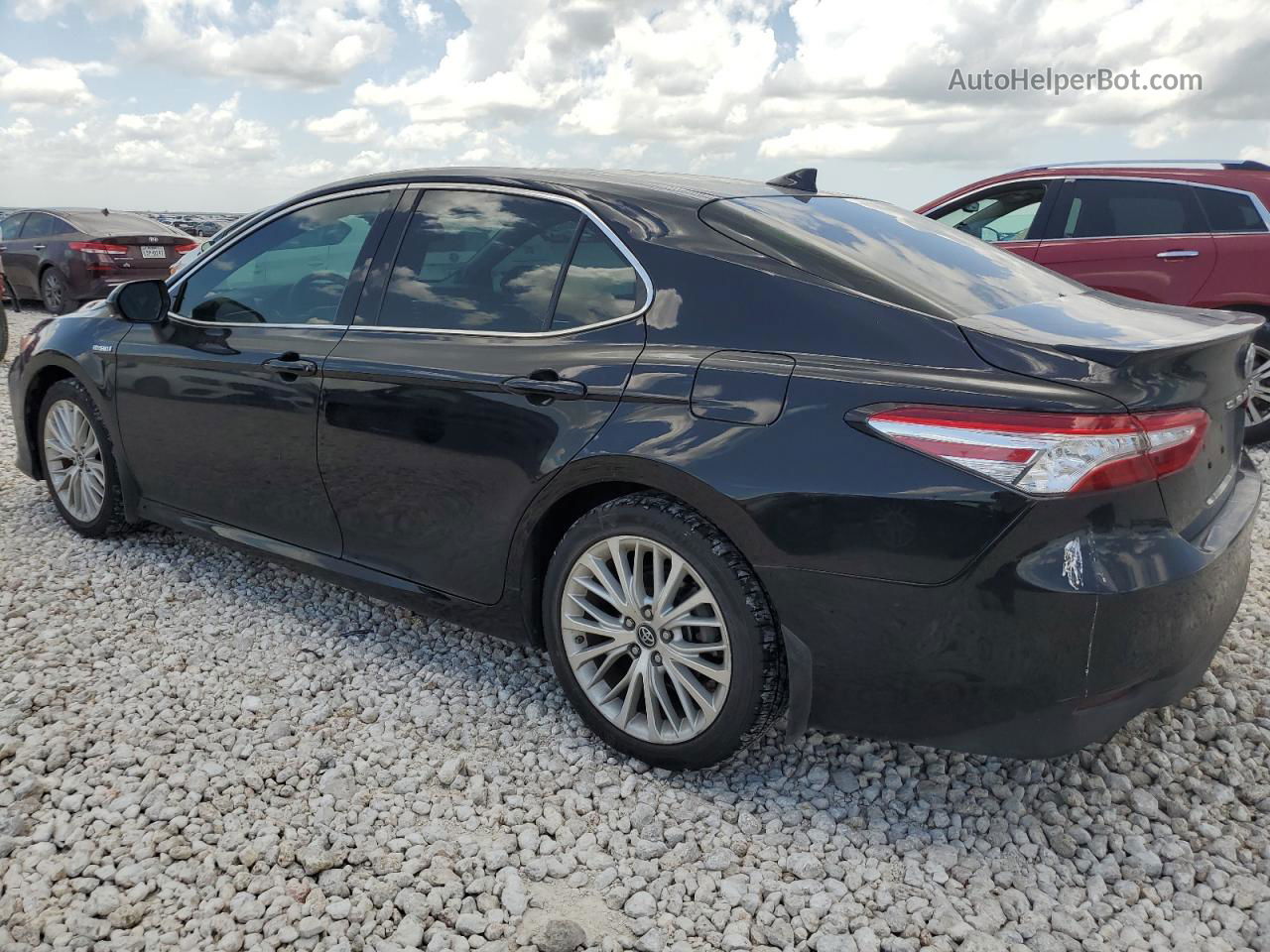 2019 Toyota Camry Hybrid Black vin: 4T1B21HK7KU519374