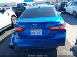 2019 Toyota Camry Hybrid Xle Blue vin: 4T1B21HKXKU011173