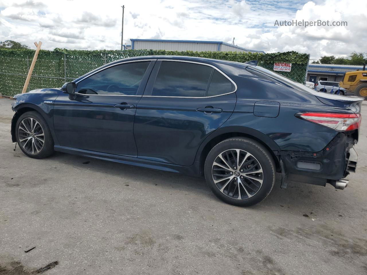 2019 Toyota Camry Hybrid Blue vin: 4T1B21HKXKU512340