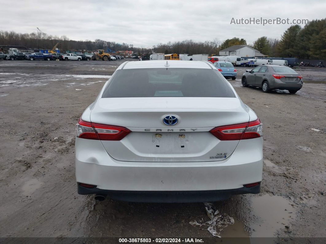 2019 Toyota Camry Hybrid Xle Белый vin: 4T1B21HKXKU513083