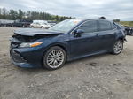 2019 Toyota Camry Hybrid Синий vin: 4T1B21HKXKU513827