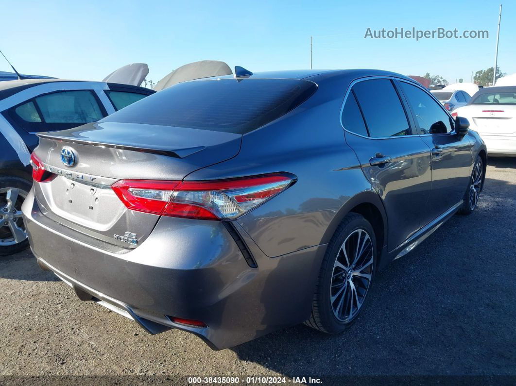 2019 Toyota Camry Hybrid Se Gray vin: 4T1B21HKXKU514850