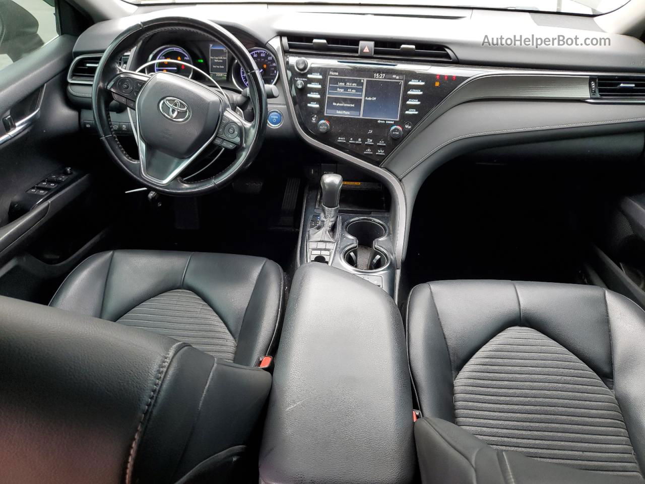 2019 Toyota Camry Hybrid Черный vin: 4T1B21HKXKU516484