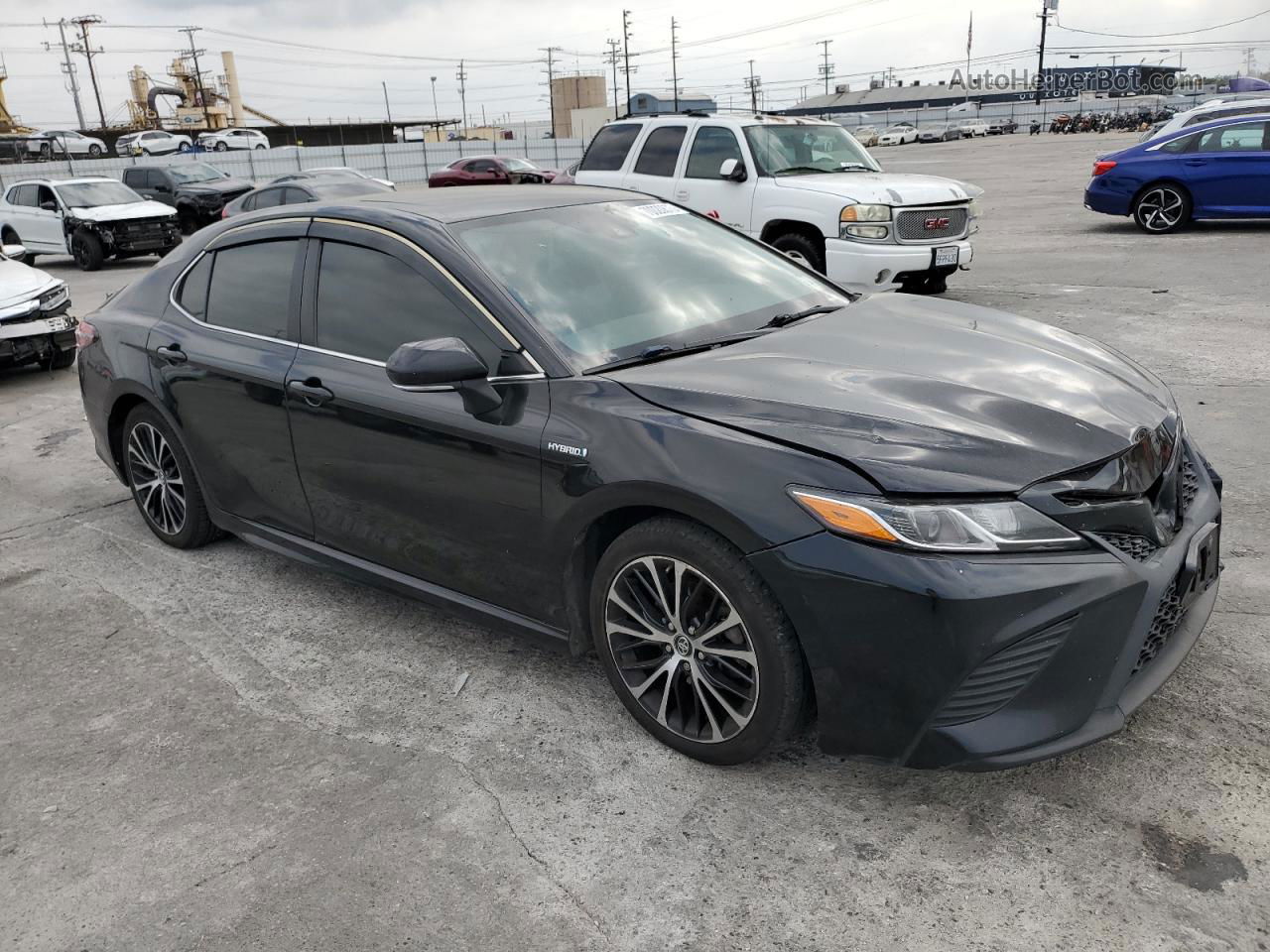 2019 Toyota Camry Hybrid Black vin: 4T1B21HKXKU516484