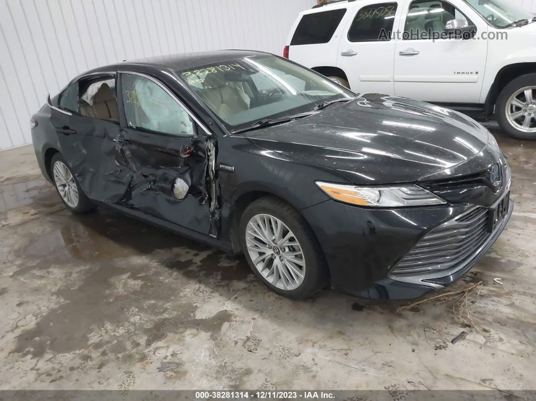 2019 Toyota Camry Hybrid Xle Черный vin: 4T1B21HKXKU517988