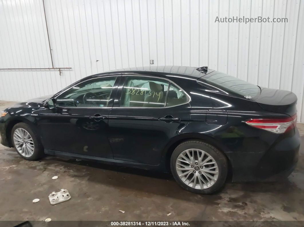 2019 Toyota Camry Hybrid Xle Черный vin: 4T1B21HKXKU517988