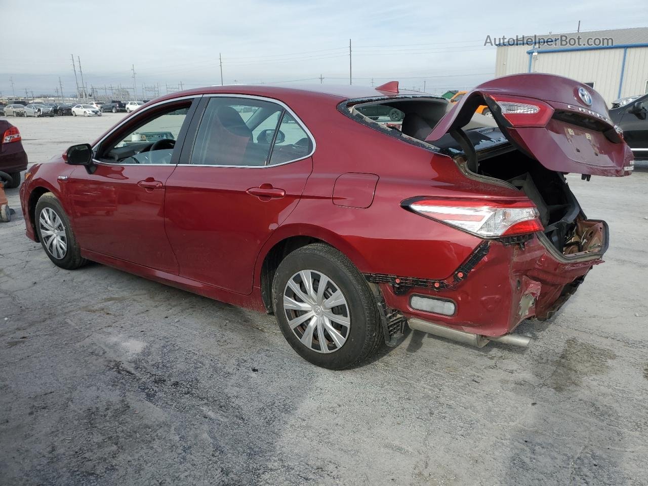 2019 Toyota Camry Le Red vin: 4T1B31HK1KU512868
