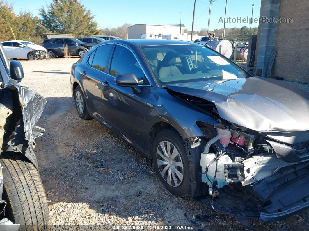 2019 Toyota Camry Hybrid Le Gray vin: 4T1B31HK2KU006997