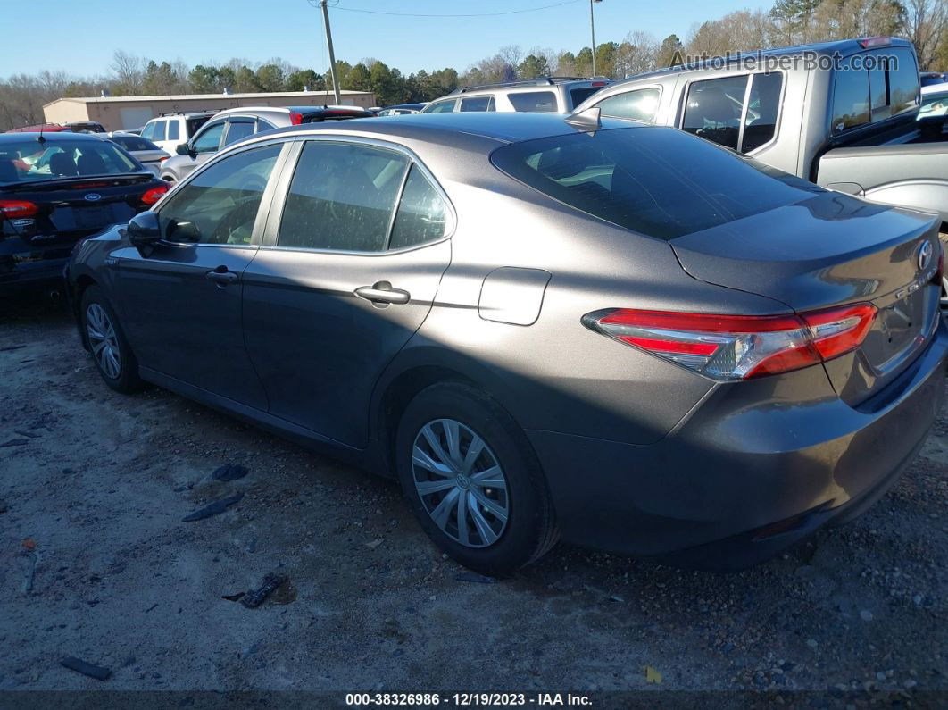 2019 Toyota Camry Hybrid Le Gray vin: 4T1B31HK2KU006997