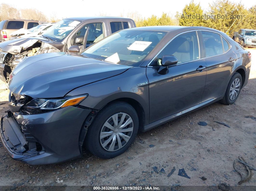 2019 Toyota Camry Hybrid Le Gray vin: 4T1B31HK2KU006997