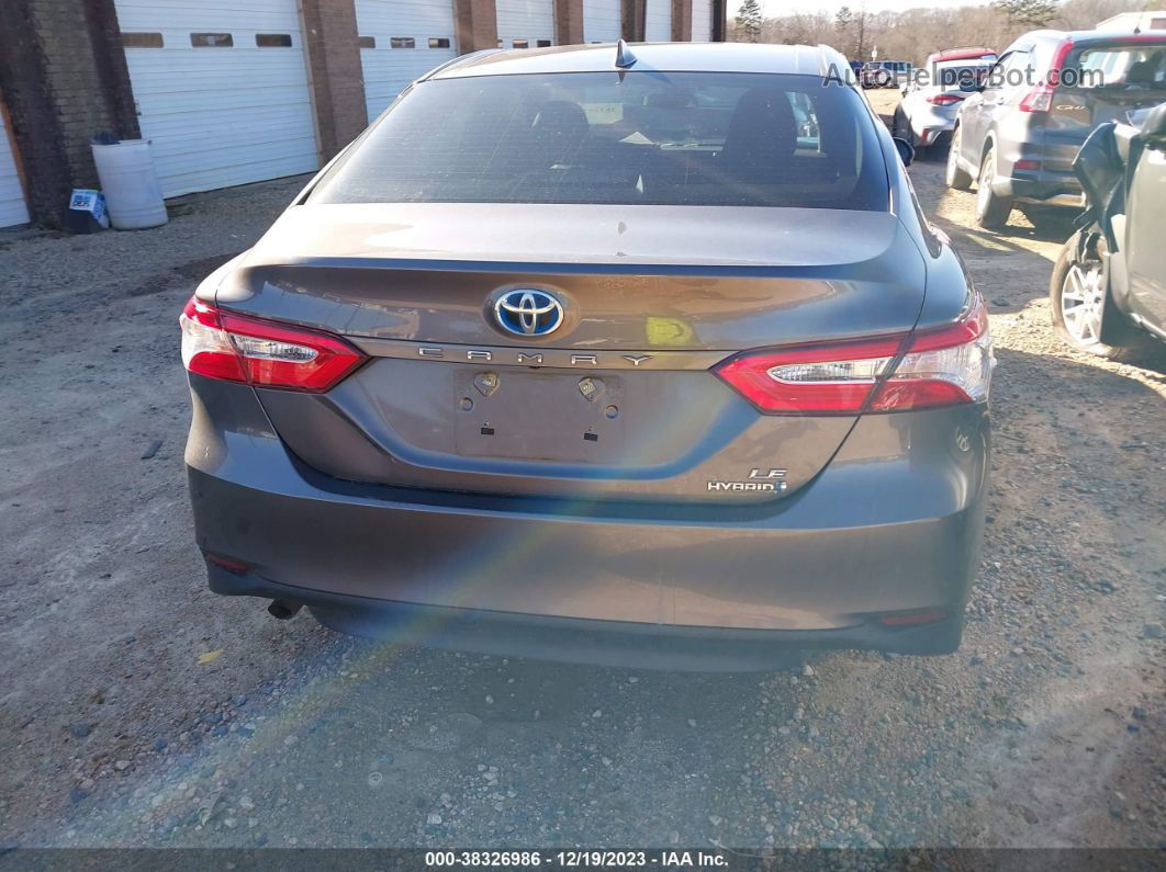 2019 Toyota Camry Hybrid Le Gray vin: 4T1B31HK2KU006997