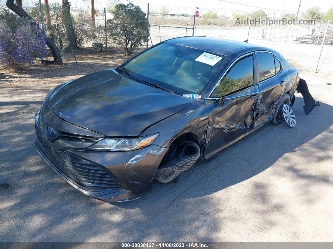 2019 Toyota Camry Hybrid Le Brown vin: 4T1B31HK2KU515312