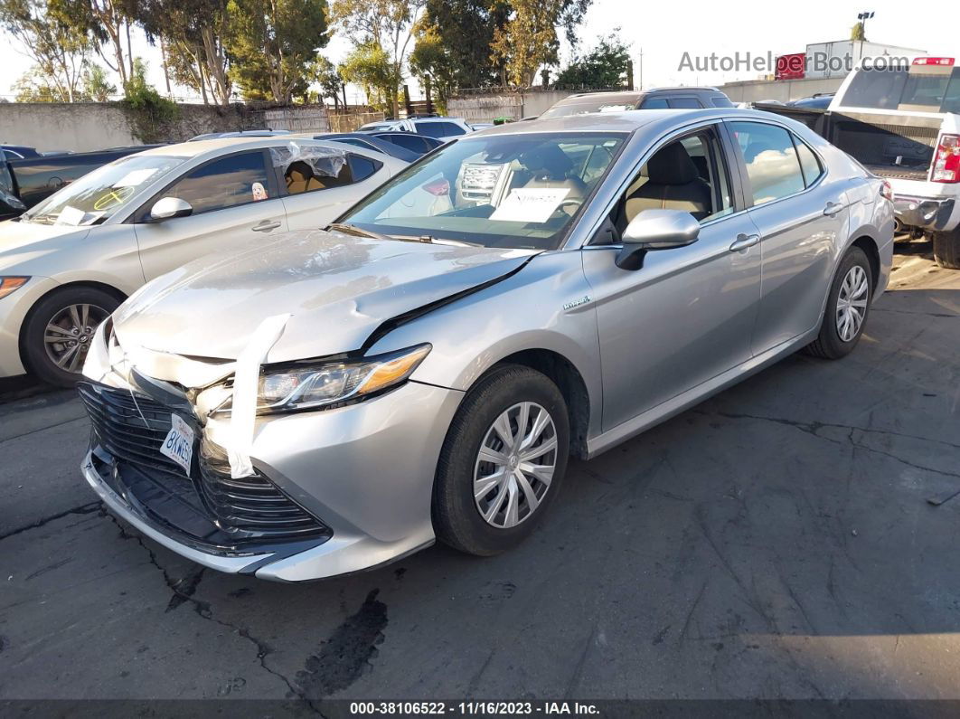 2019 Toyota Camry Hybrid Le Gray vin: 4T1B31HK2KU515861