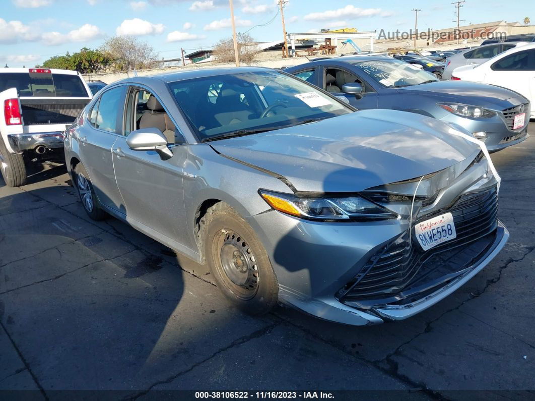 2019 Toyota Camry Hybrid Le Gray vin: 4T1B31HK2KU515861