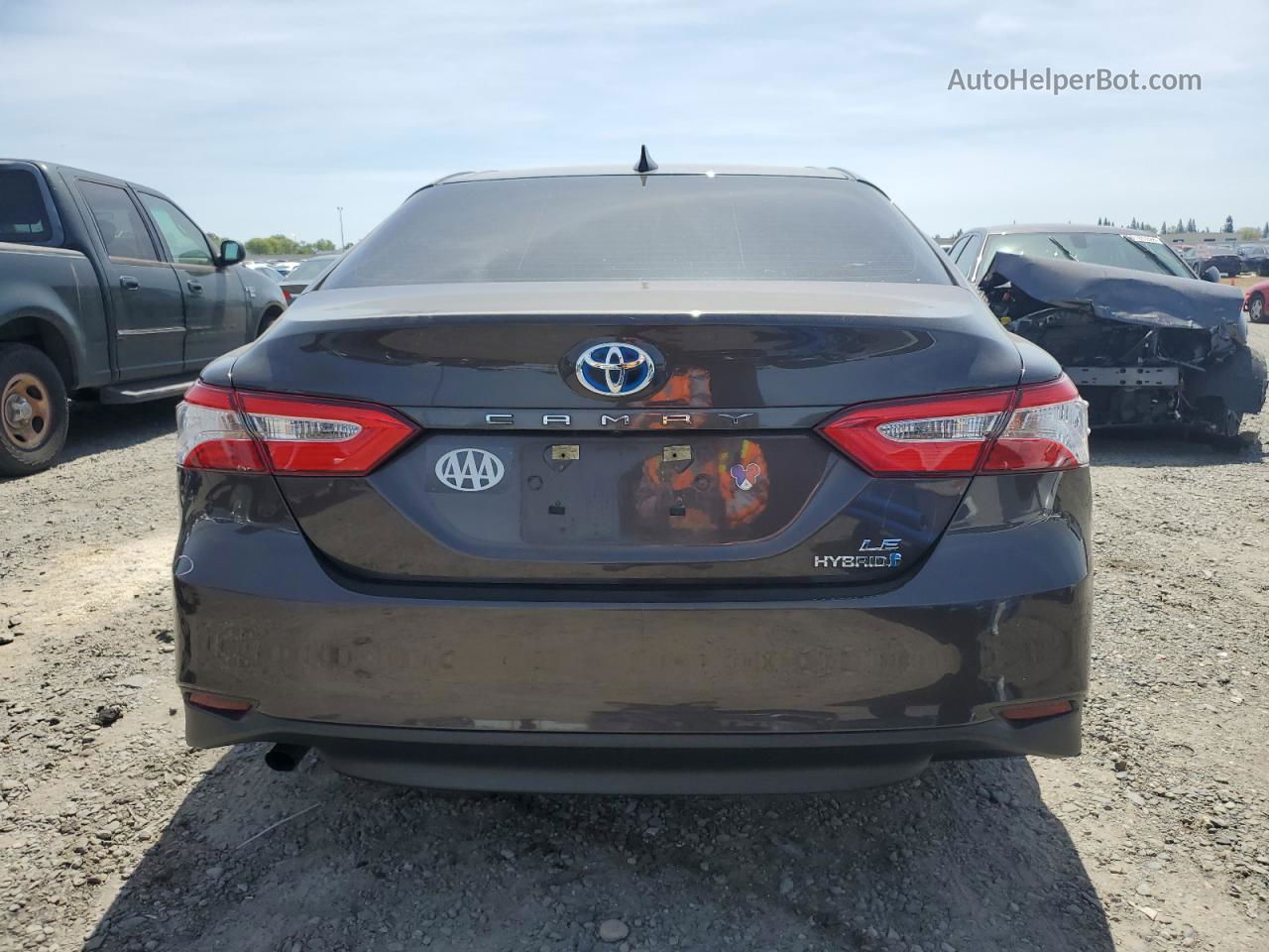 2019 Toyota Camry Le Gray vin: 4T1B31HK2KU516024