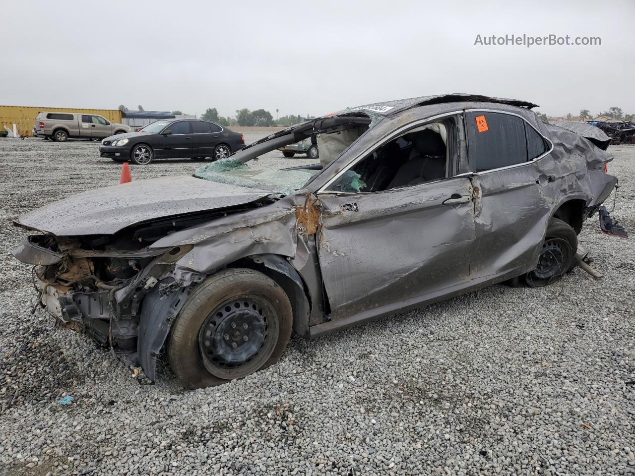 2019 Toyota Camry Le Gray vin: 4T1B31HK3KU007107